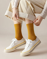 Crew-Socken aus Baumwolle